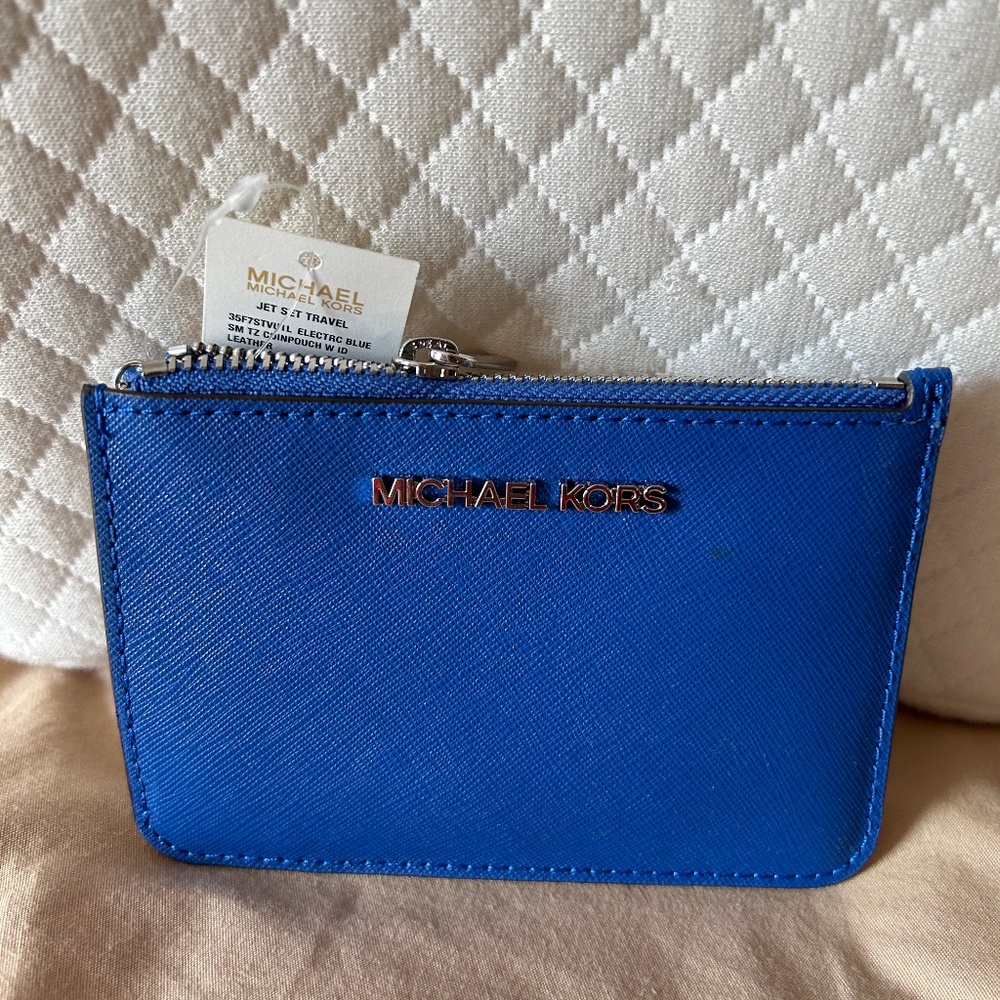 Michael Kors  electric blue jet set travel